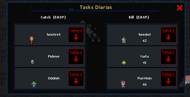 Task Diária Interface