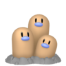 Shiny Dugtrio
